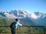 Romantic view from Monte Spinale terrace