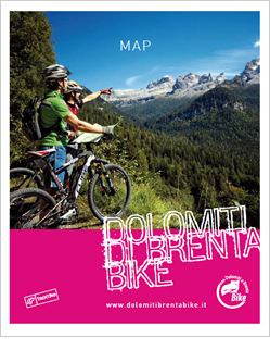 bike map hotel dolomiti brenta bike